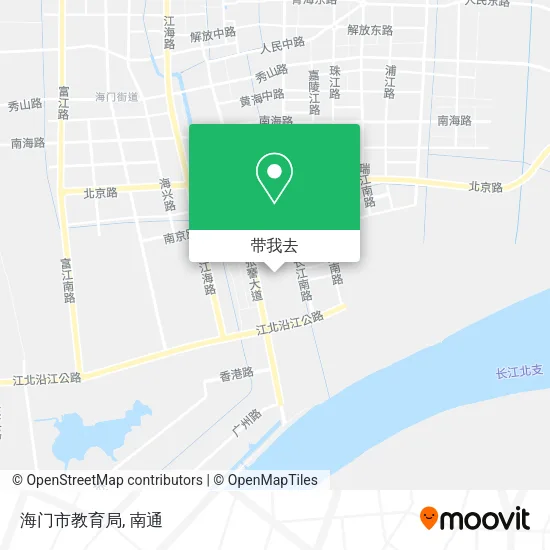 海门市教育局地图