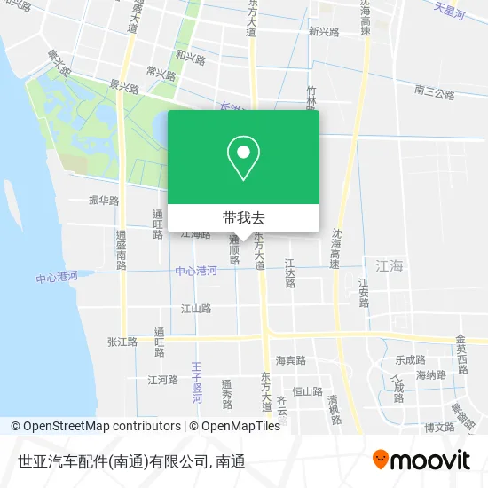 世亚汽车配件(南通)有限公司地图