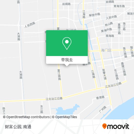 财富公园地图