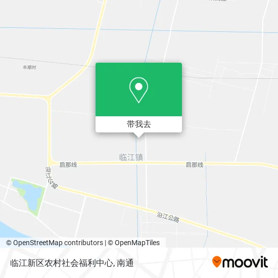 临江新区农村社会福利中心地图
