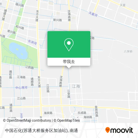 中国石化(苏通大桥服务区加油站)地图
