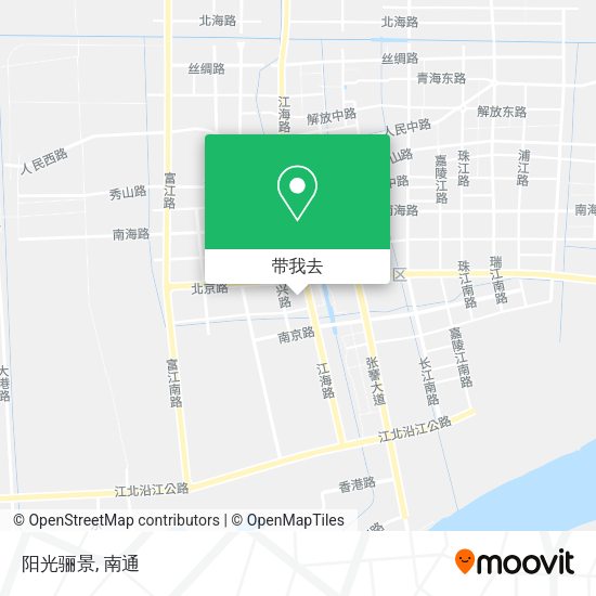 阳光骊景地图