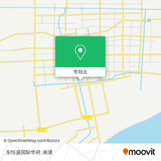 东恒盛国际华府地图