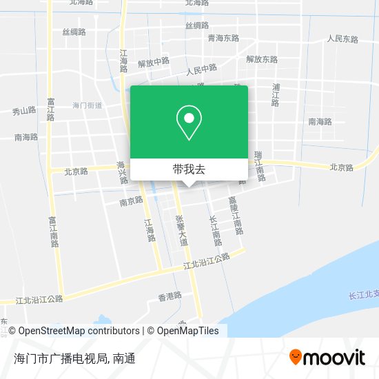 海门市广播电视局地图