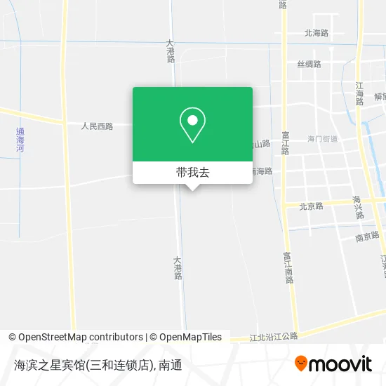 海滨之星宾馆(三和连锁店)地图