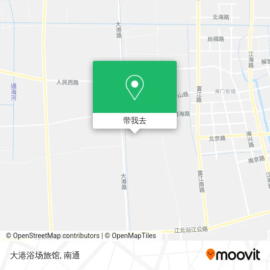 大港浴场旅馆地图