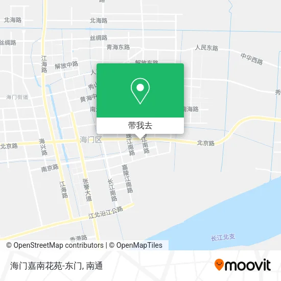 海门嘉南花苑-东门地图