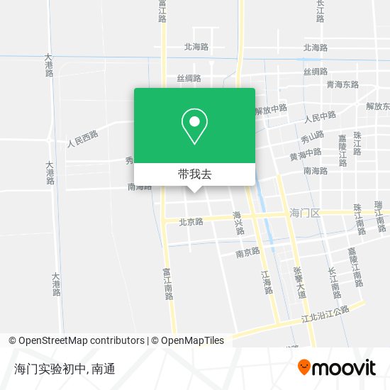 海门实验初中地图