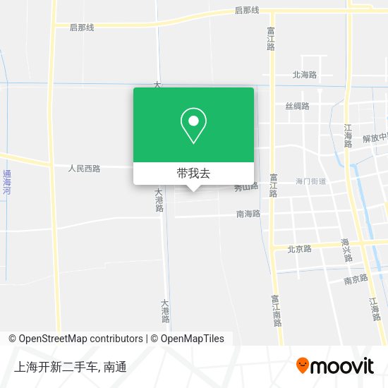 上海开新二手车地图