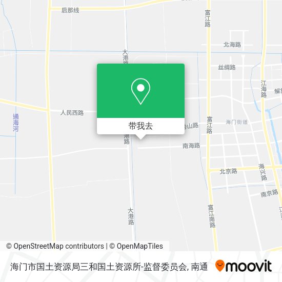 海门市国土资源局三和国土资源所-监督委员会地图
