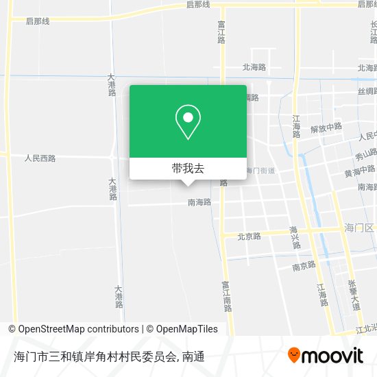 海门市三和镇岸角村村民委员会地图