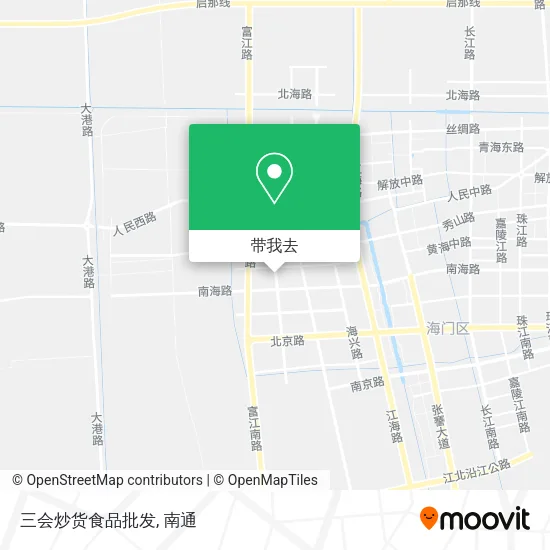 三会炒货食品批发地图