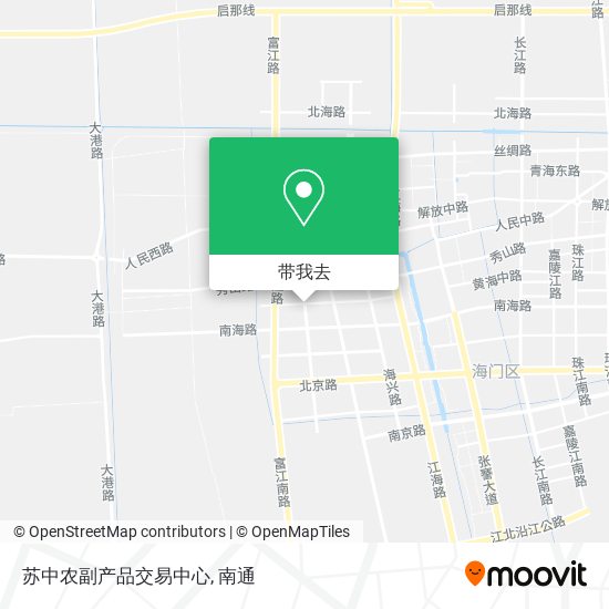 苏中农副产品交易中心地图