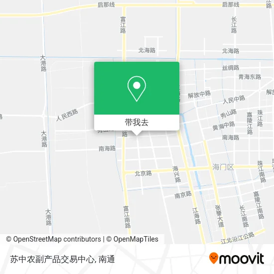苏中农副产品交易中心地图