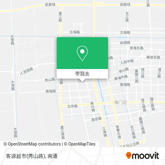 客源超市(秀山路)地图