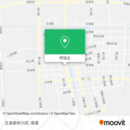 五港新村小区地图