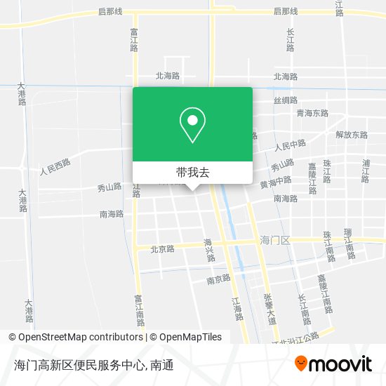 海门高新区便民服务中心地图