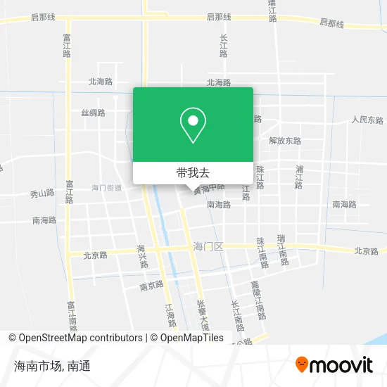 海南市场地图
