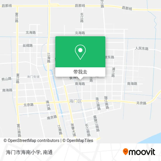 海门市海南小学地图
