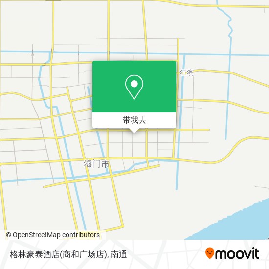 格林豪泰酒店(商和广场店)地图