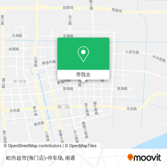 欧尚超市(海门店)-停车场地图