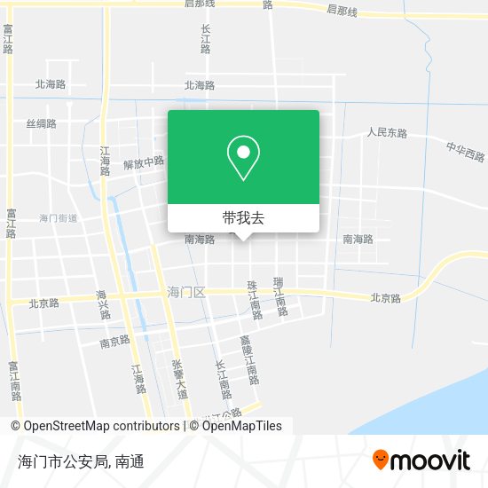 海门市公安局地图