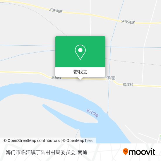 海门市临江镇丁陆村村民委员会地图