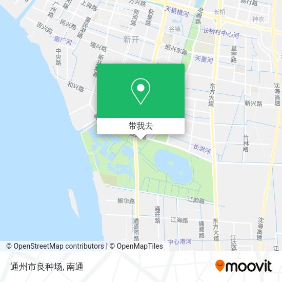 通州市良种场地图