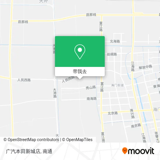 广汽本田新城店地图