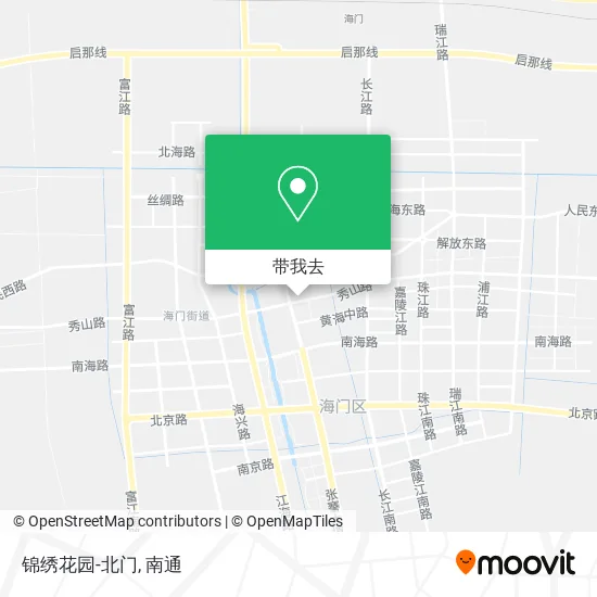 锦绣花园-北门地图