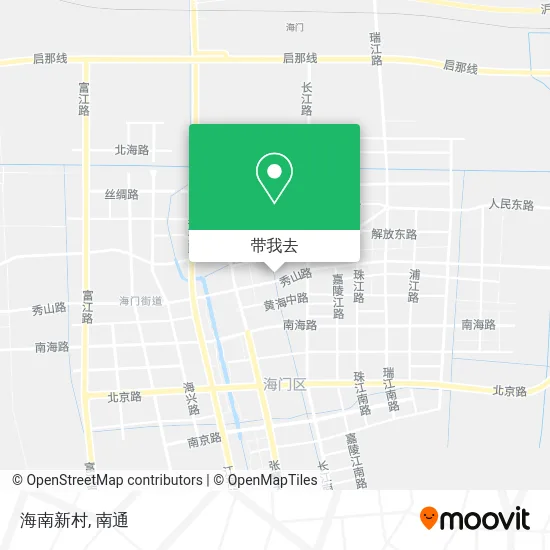 海南新村地图