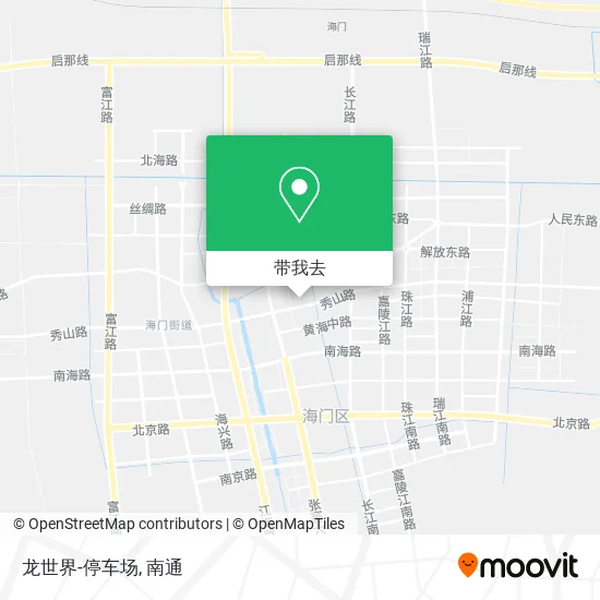 龙世界-停车场地图