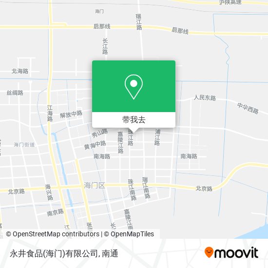 永井食品(海门)有限公司地图