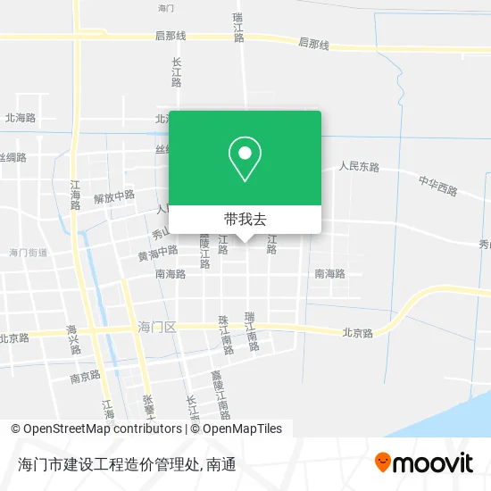 海门市建设工程造价管理处地图