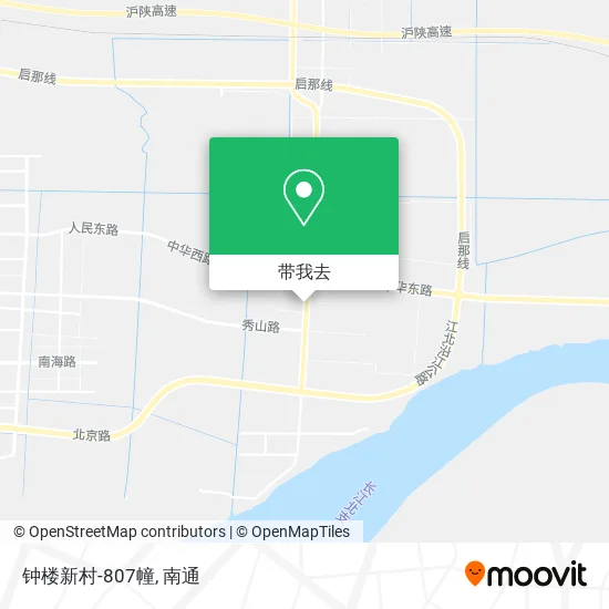 钟楼新村-807幢地图