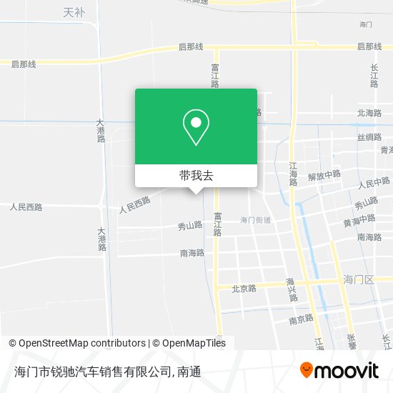 海门市锐驰汽车销售有限公司地图