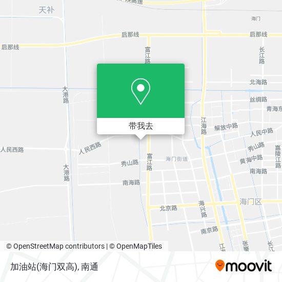 加油站(海门双高)地图