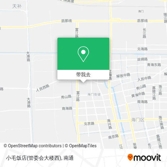 小毛饭店(管委会大楼西)地图