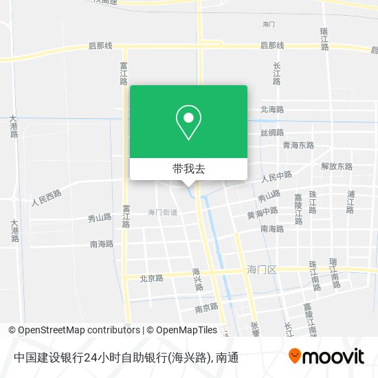 中国建设银行24小时自助银行(海兴路)地图