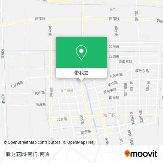 腾达花园-南门地图