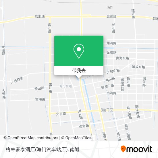 格林豪泰酒店(海门汽车站店)地图