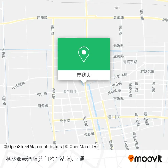格林豪泰酒店(海门汽车站店)地图
