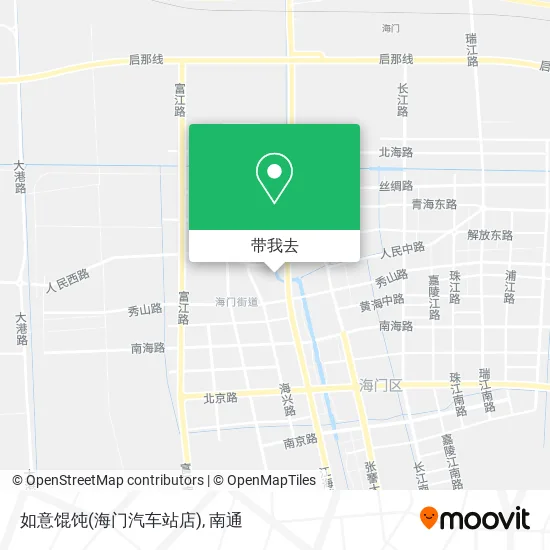 如意馄饨(海门汽车站店)地图