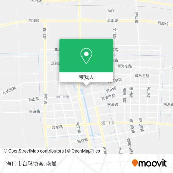 海门市台球协会地图