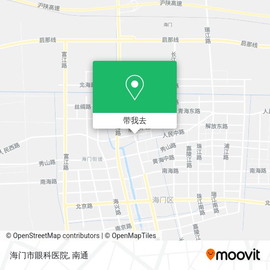 海门市眼科医院地图