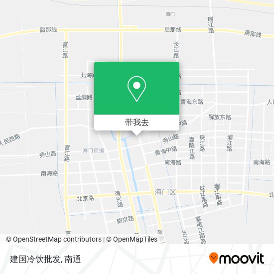 建国冷饮批发地图