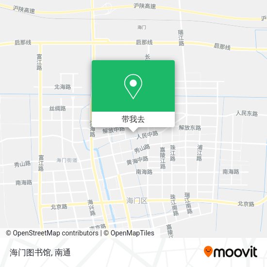 海门图书馆地图