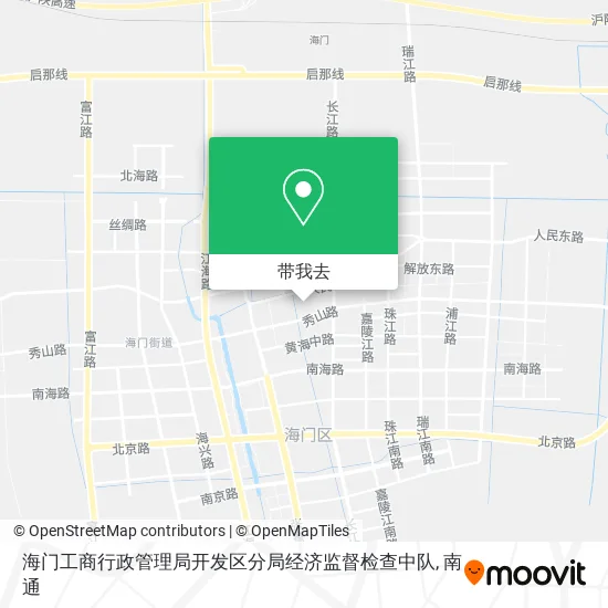海门工商行政管理局开发区分局经济监督检查中队地图