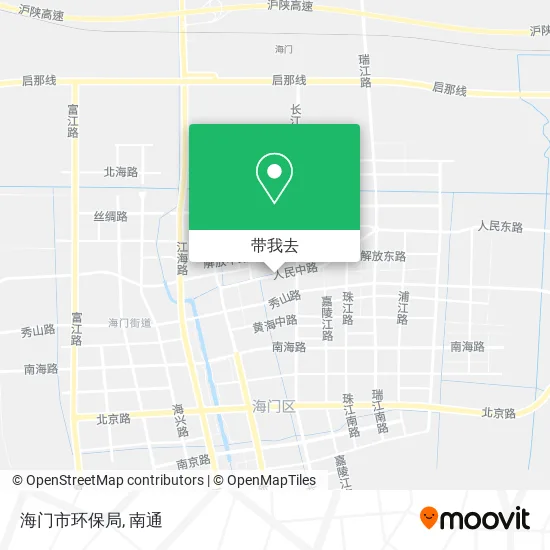 海门市环保局地图