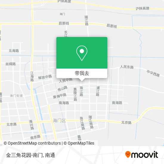 金三角花园-南门地图